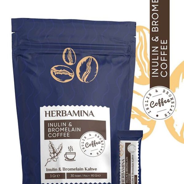 🛍️ Ürün:  <strong>Herbamina</strong> <!-- -->Inülin Ve Bromelain Coffee - 90gr